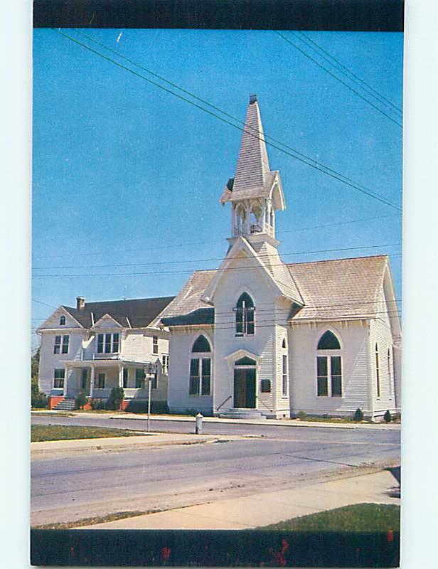 Unused Pre-1980 CHURCH SCENE Harrington Delaware DE p3826-39