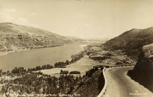 PC CPA US, OR, COLUMBIA RIVER HIGHWAY, VINTAGE REAL PHOTO POSTCARD (b6947)