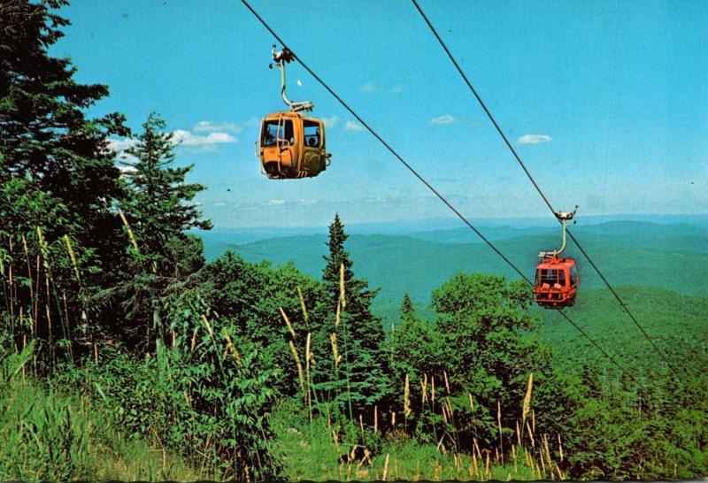 Vermont Killington Ski Resort Aerial Ski Lift