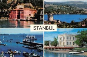 B44487 Istanbul Turkey multiviews boats bateaux