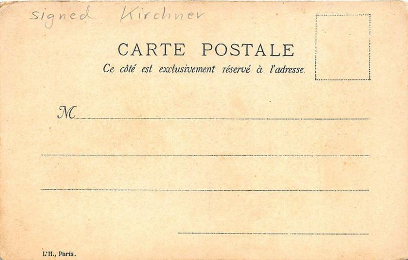 Raphael Kirchner Flers d'amour Beautiful Woman Postcard