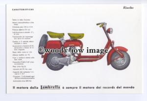 ad0843 - Lambretta Model C - Vintage Motor Scooter Club - Modern Advert Postcard