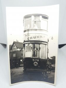 No 578 Tram Birmingham Last Day Service 4th July 1953 Vintage Photo / Postcard