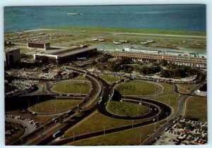 RIO de JANEIRO, BRAZIL ~ Aerial View SANTOS DUMONT AIRPORT  4x6Postcard