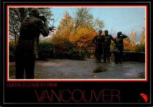 Canada Vancouver Queen Elizabeth Park Photo Session Bronze Sculpture