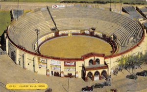 Juarez Bull Ring Tarjeta Postal Bullfighting 1954 