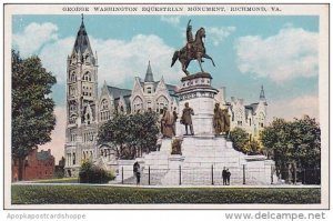 Virginia Richmond George Washington Equestrian Monument