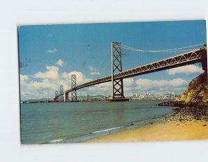 Postcard San Francisco Bay Bridge San Francisco California USA