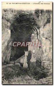 Old Postcard La Balme Caves The Caves Entree