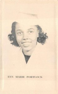 RPPC ANN MARIE PORTLOCK  BLACK AMERICANA REAL PHOTO POSTCARD (c. 1940s)