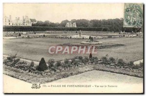 Old Postcard Fontainebleau Palace Of View On The Parterre