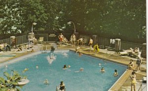 GILBERTSVILLE, Kentucky, 1950-60s; Swimming pool at village Inn