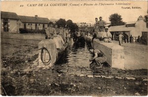 CPA Militaire Camp de La COURTINE - Piscine de l'Infirmerie (90043)