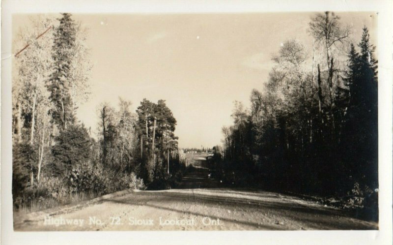 RP: SIOUX LOOKOUT , Ontario , Canada, 1940s : Highway # 72