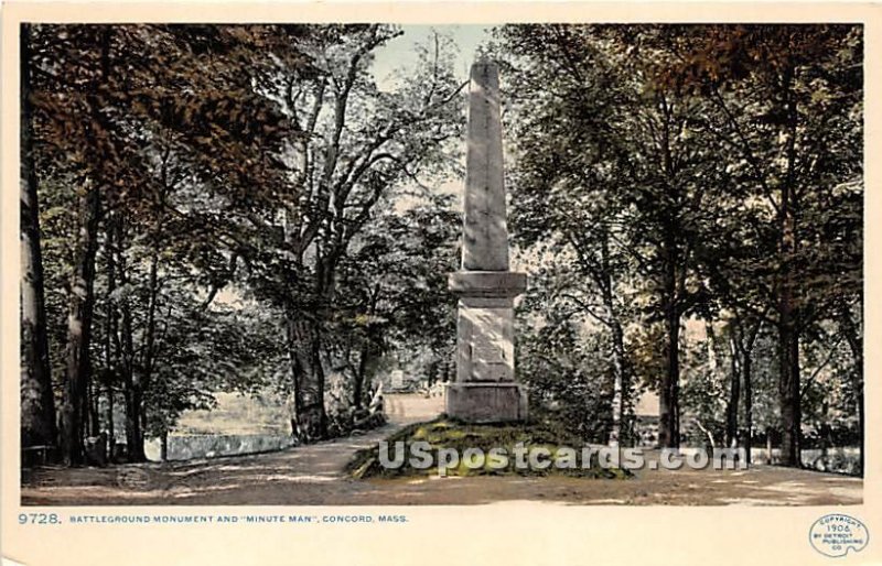 Battleground Monument and Minute Man - Concord, MA