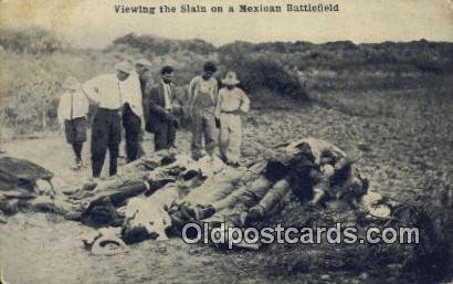 Mexican War, Viewing the Slain Mexican Battlefield Unused light wear
