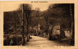 CPA Le Tarn Illustre St-JEAN-de-JEANne - Route d'Alban (255390)