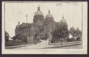 State Capitol,Des Moines,IA Postcard 