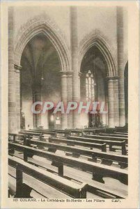 Old Postcard Colmar cathedral st martin pillars