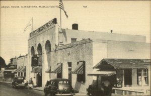 Marblehead Massachusetts Adams Casa 1940s Coches Postal 