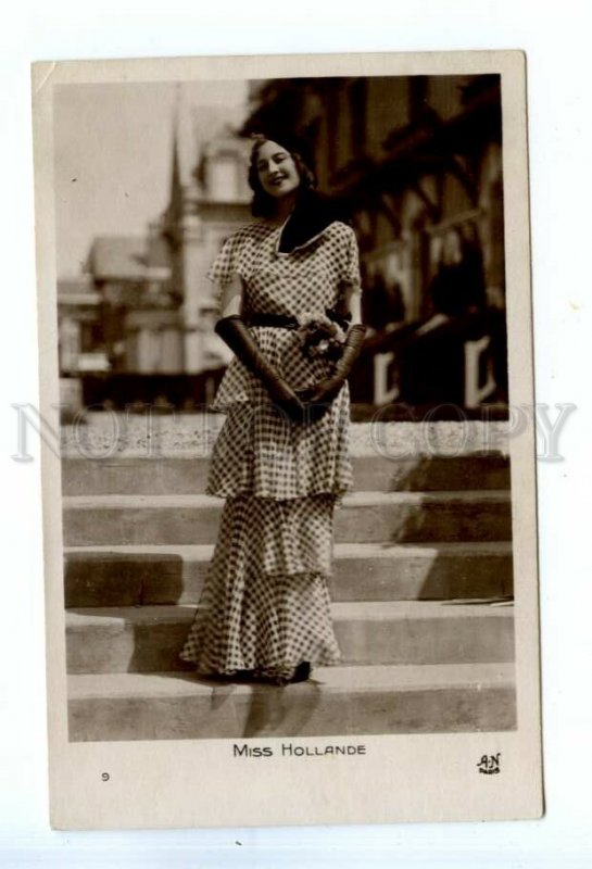 534315 Beauty pageant MISS HOLLANDE Rie Van der Rest EUROPE COMPETITION 1930
