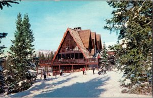 Mount Majestic Manor Ski Chalet Brighton UT Vintage Postcard R55