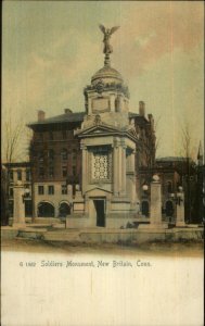 New Britain CT Soldiers Monument Rotograph G1562 c1905 Postcard