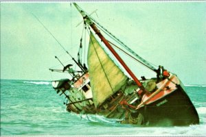 Cape Cod National Seashore '83 Gloucester Dragger Ramonde Provincetown Postcard