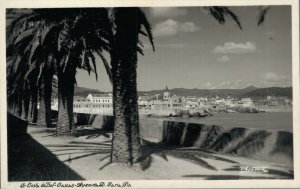 Spain Costa Del Sol Cascais Avenida D. Maria Vintage RPPC 07.38