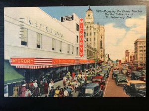 Vintage Postcard 1949 On the Sidewalks St.Petersburg Florida (FL)