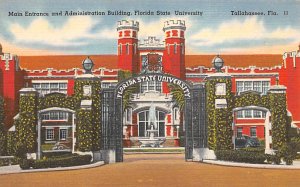 Main Entrance and Administration Building Florida State University Tallahasse...