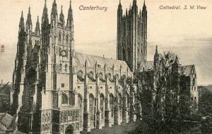 UK - England, Canterbury Cathedral, Southwest View