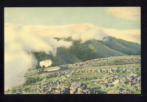 Mt Washington, New Hampshire/NH Postcard, Famous Cog Railway, White Mountains