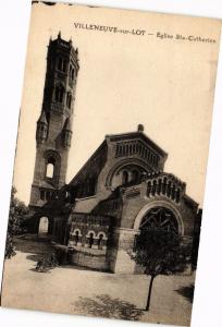 CPA VILLENEUVE-sur-LOT-Église Ste-Catherine (263926)