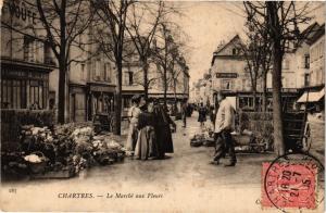 CPA CHARTRES - Le Marché aux Fleurs (179615)