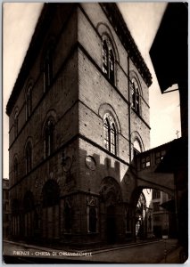 1954 Firenze Chiesa Di Orsammichele Italy Real Photo RPPC Posted Postcard