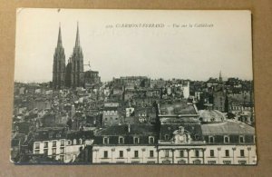 VINTAGE POSTCARD VIEW OF THE CATHEDRAL, CLERMONT-FERRAND, FRANCE