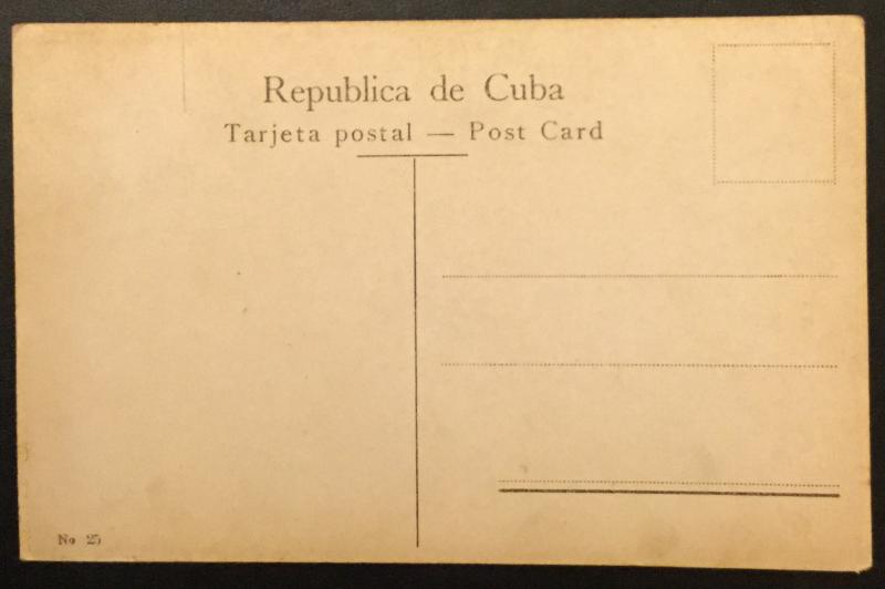 Postcard Unused Prado Promenade Havana Cuba No 25 LB