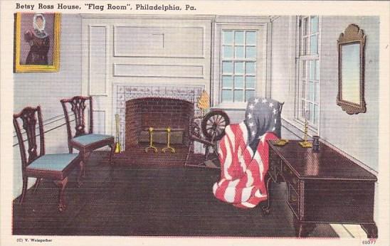 Betsy Ross House Flag Room Philadelphia Pennsylvania