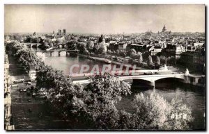 Old Postcard From Paris Pointe L & # 39lle of the City at the Carrousel du Pont