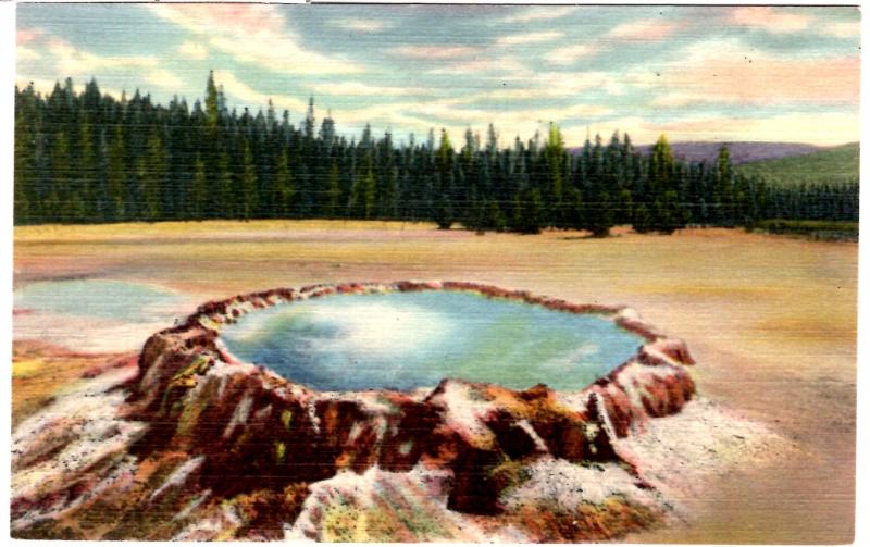 SANBORN 1244 Punch Bowl Spring, Yellowstone National Park