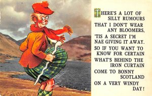 Kilts Post Card Kilt Comic Unused