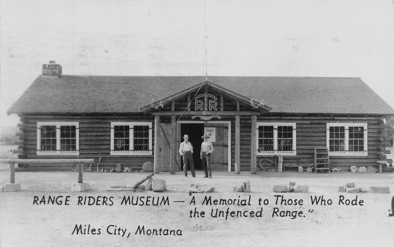 J77/ Miles City Montana RPPC Postcard c1940-50s Range Riders Museum 5
