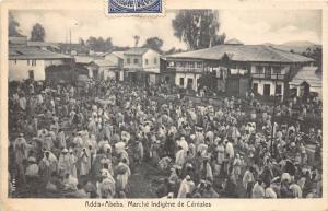 B91631 addis abeba native market of cereals ethiopia africa types folklore