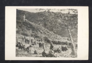 RPPC HOLLYWOOD CALIFORNIA HOLLYWOOD BOWL FIRST SERVICE REAL PHOTO POSTCARD