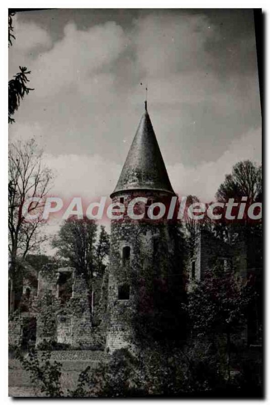 Postcard Old Thatched en Brie S and M Ruins of Vivier IV