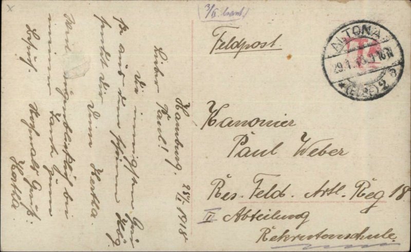 Dachshund Dog In Bed Under Covers c1910 Tinted Real Photo Postcard