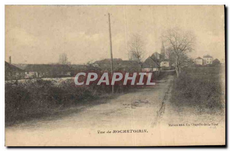 Old Postcard View Rochetoirin