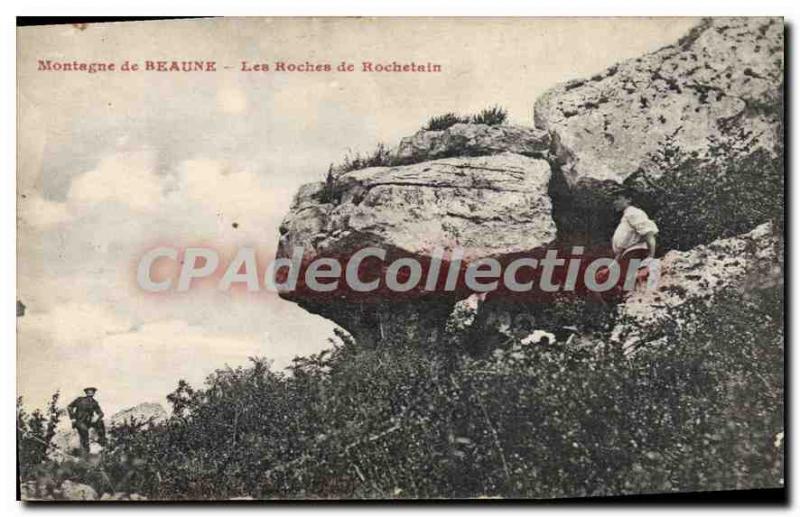 Postcard Ancient rocks Rochetain