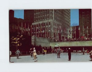 Postcard Skating Rink, Rockefeller Center, New York City, New York